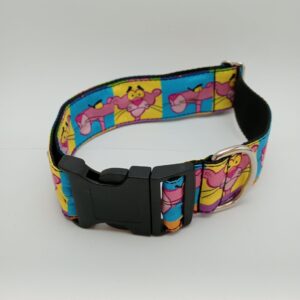 Collar Click Artesanal Pantera Rosa