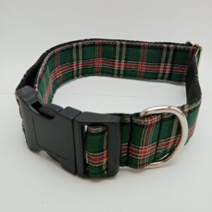 Collar Click Artesanal Escocés Verde
