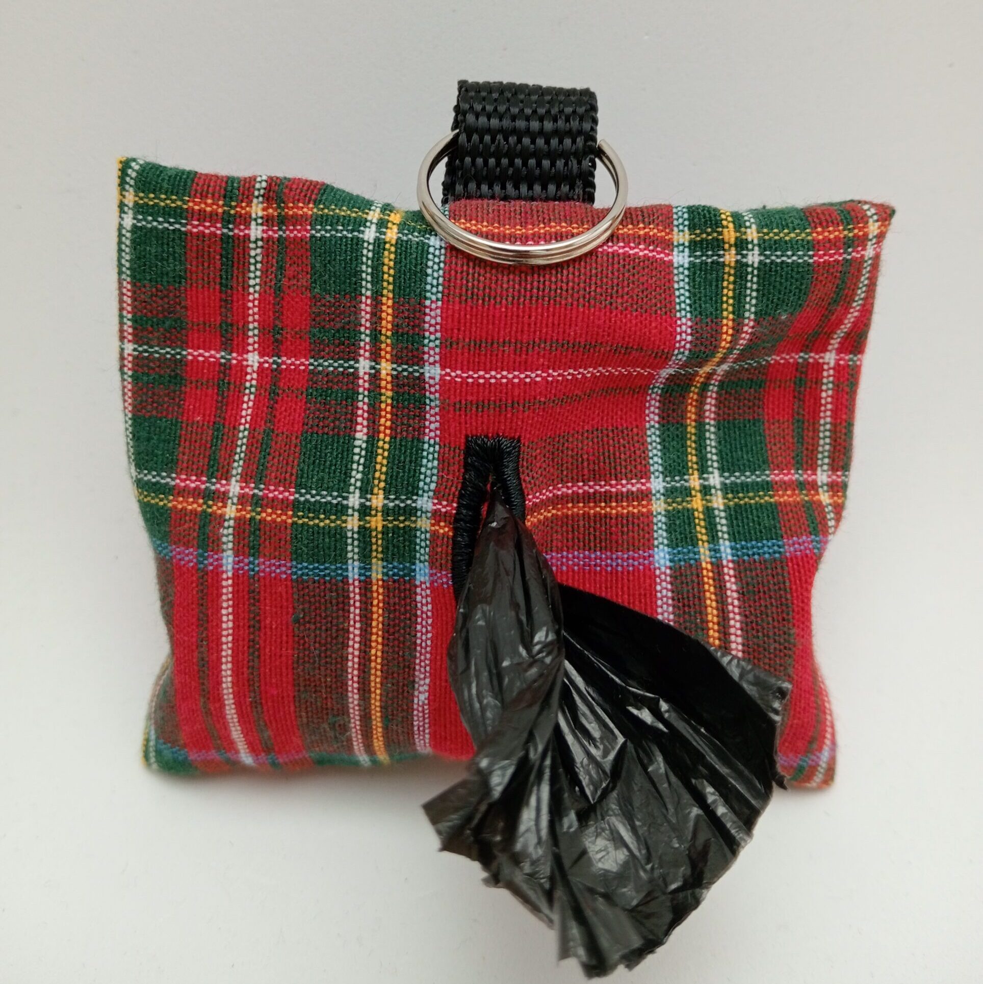 Porta-bolsas Caca - Edición Escocés Rojo