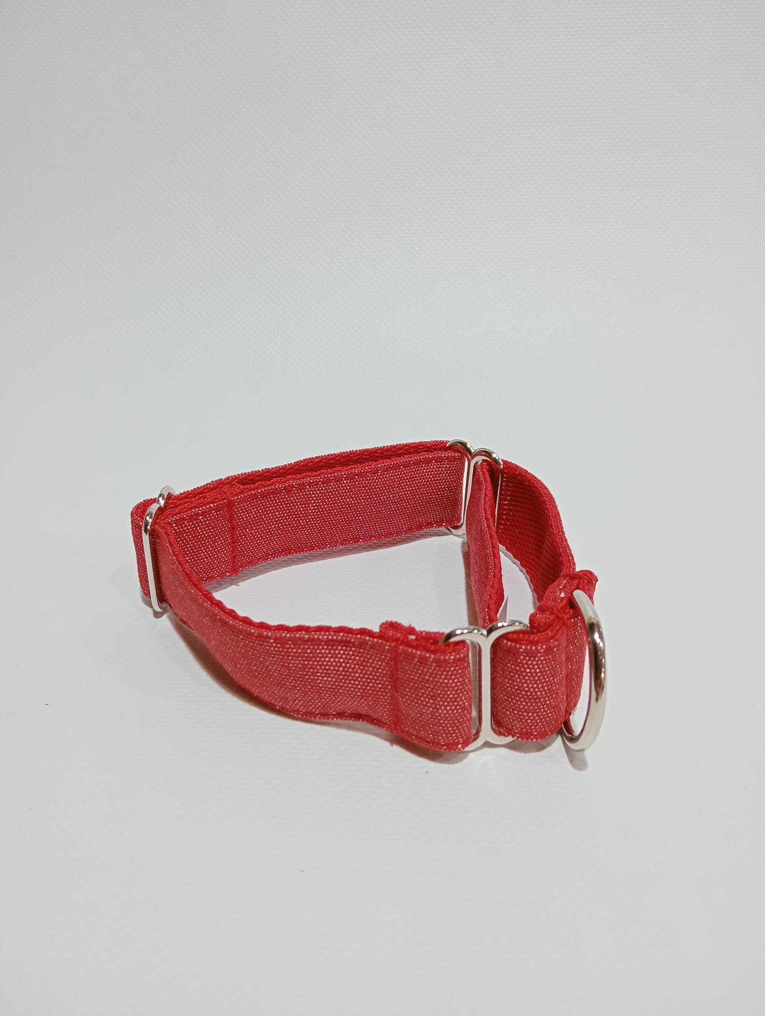 Collar Martingale Rojo Oxford - Imagen 2
