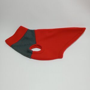 Jersey Artesanal Rojo con Gris