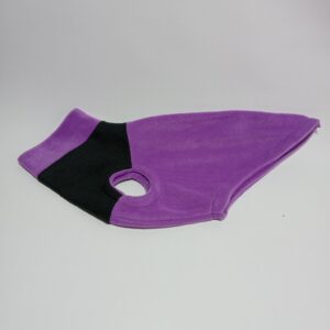 Jersey Artesanal Lila con Negro