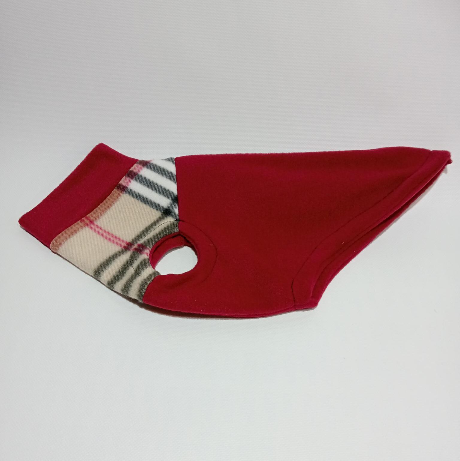 Jersey Artesanal Burdeos con Burberry