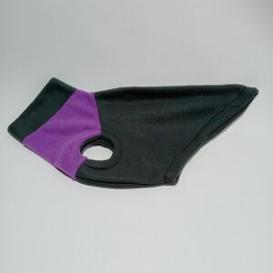 Jersey Artesanal Gris con Lila
