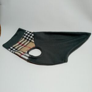 Jersey Artesanal Negro con Burberry