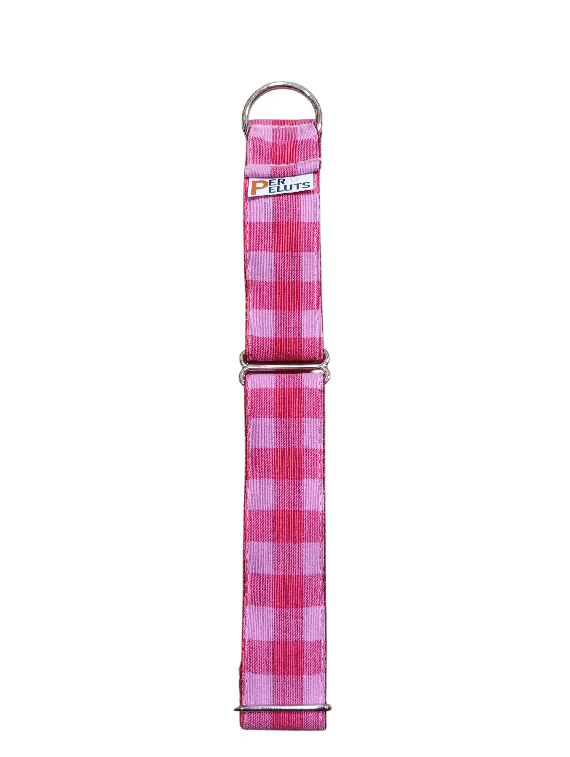 Collar Martingale Cuadro Rosa