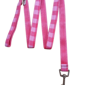 Correa Artesanal Cuadro Rosa